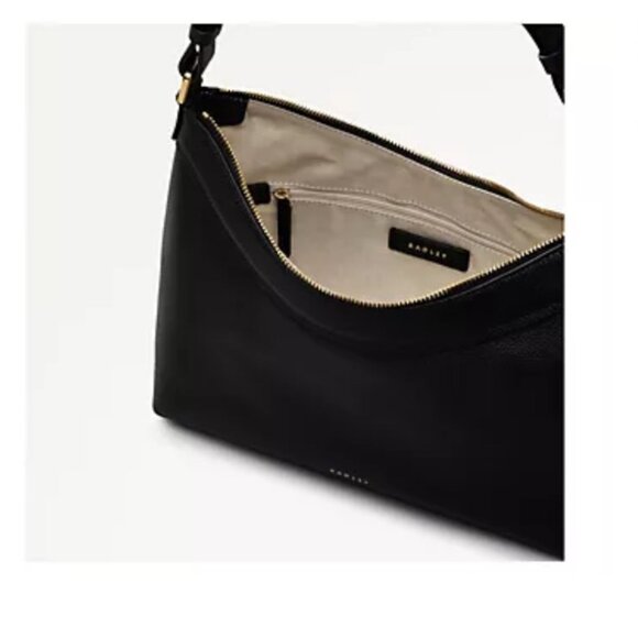 Radley London Abbey Mews Small Zip Top Leather Shoulder Bag New - Picture 3 of 7